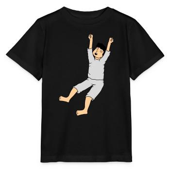 Homme en pyjama - T-shirt bio MINI CREATOR Stanley/Stella Enfant - noir - Devant - Mikhail (115cm)