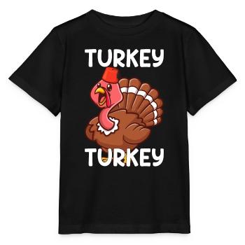 Turkey Saying Turkey Turkey Gift - Stanley/Stella MINI CREATOR Kids’ T-Shirt - black - Front - Mikhail (115cm)
