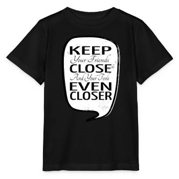 Mécanicien de compagnie aérienne cadeau baseballarticles - T-shirt bio MINI CREATOR Stanley/Stella Enfant - noir - Devant - Mikhail (115cm)