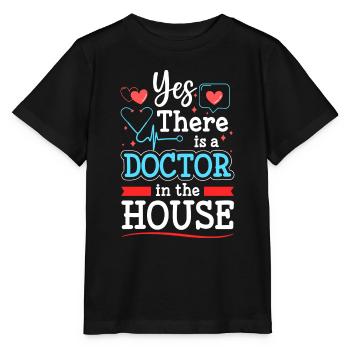 Doktor Student Schmerz - Stanley/Stella Kinder T-Shirt MINI CREATOR  - Schwarz - Vorne - Mikhail (115cm)