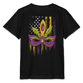 Perles de costume de carnaval - T-shirt bio MINI CREATOR Stanley/Stella Enfant - noir - Devant - Mikhail (115cm)