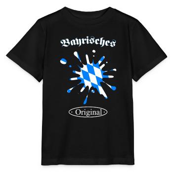 Bayern, Bayrisches Original, Oberbayern, Geschenk - Stanley/Stella Kinder T-Shirt MINI CREATOR  - Schwarz - Vorne - Mikhail (115cm)