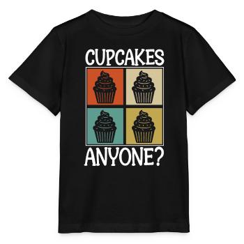 Rétro Baking Pâtissier Chef Cool Cupcakes N’importe qui - T-shirt bio MINI CREATOR Stanley/Stella Enfant - noir - Devant - Mikhail (115cm)