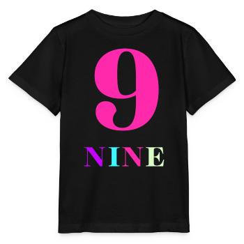 Nine-9th Anniversary - Stanley/Stella MINI CREATOR Kids’ T-Shirt - black - Front - Mikhail (115cm)