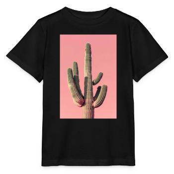 Large Cactus | AI - Stanley/Stella MINI CREATOR Kids’ T-Shirt - black - Front - Mikhail (115cm)