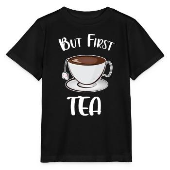 Aber der erste Tee - Stanley/Stella Kinder T-Shirt MINI CREATOR  - Schwarz - Vorne - Mikhail (115cm)