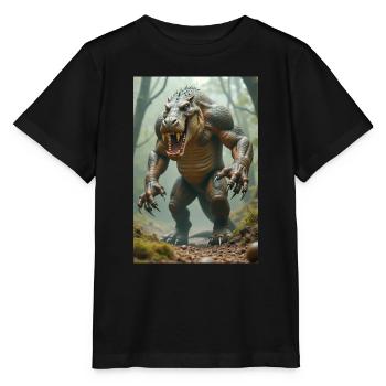 Ammit, bête monstrueuse, attendant par les écailles de j - T-shirt bio MINI CREATOR Stanley/Stella Enfant - noir - Devant - Mikhail (115cm)