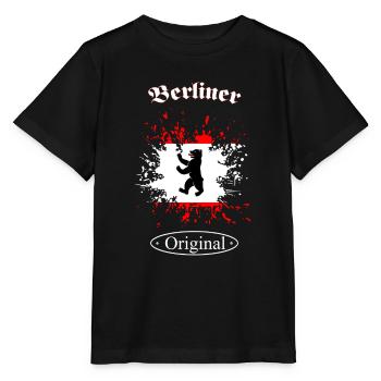Berliner Original - Stanley/Stella Kinder T-Shirt MINI CREATOR  - Schwarz - Vorne - Mikhail (115cm)