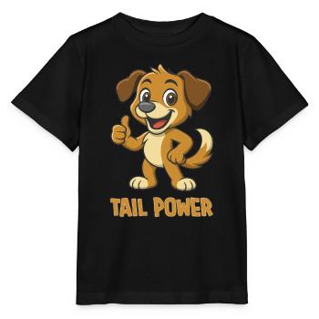 Funny Dog – Cute Animal Motif for Dog Fans - Stanley/Stella MINI CREATOR Kids’ T-Shirt - black - Front - Mikhail (115cm)