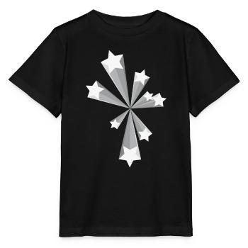 Flying stars star flying star star - Stanley/Stella MINI CREATOR Kids’ T-Shirt - black - Front - Mikhail (115cm)