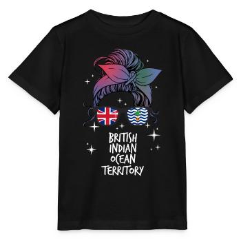 British Indian Ocean Territory - Stanley/Stella MINI CREATOR Kids’ T-Shirt - black - Front - Mikhail (115cm)