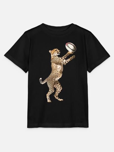 Gepard - Stanley/Stella Kinder T-Shirt MINI CREATOR - Schwarz