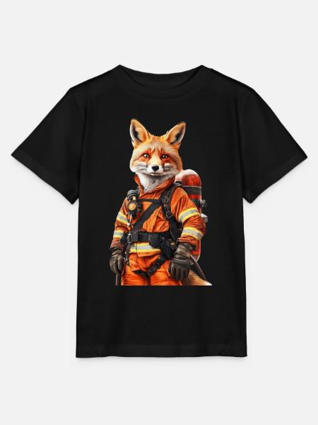 Fuchs - Stanley/Stella Kinder T-Shirt MINI CREATOR - Schwarz