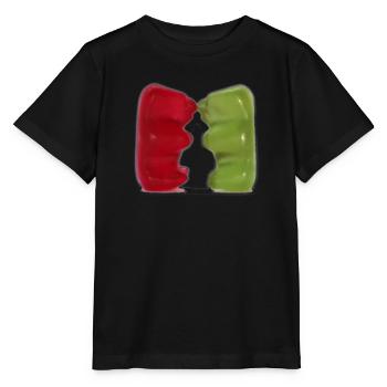 Gummibärchen Kuss - Stanley/Stella Kinder T-Shirt MINI CREATOR  - Schwarz - Vorne - Mikhail (115cm)