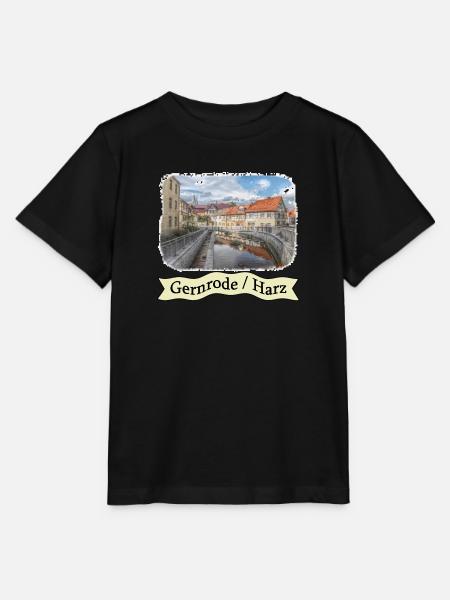 gernrode harz spittelteich 3 - Stanley/Stella Kinder T-Shirt MINI CREATOR  - Schwarz