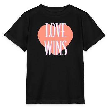 L’amour gagne le design - T-shirt bio MINI CREATOR Stanley/Stella Enfant - noir - Devant - Mikhail (115cm)