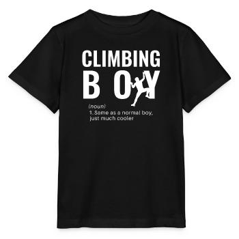 Bergbeklimmen - Stanley/Stella Kinder-T-shirt MINI CREATOR  - zwart - Voor - Mikhail (115cm)