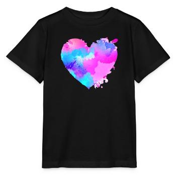 Verlobung Valentinstag Hochzeit Liebe Muttertag - Stanley/Stella Kinder T-Shirt MINI CREATOR  - Schwarz - Vorne - Mikhail (115cm)