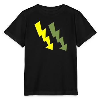 Flashes 2 - Stanley/Stella MINI CREATOR Kids’ T-Shirt - black - Front - Mikhail (115cm)