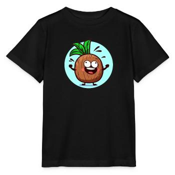 Fröhliche Ananas - Stanley/Stella Kinder T-Shirt MINI CREATOR  - Schwarz - Vorne - Mikhail (115cm)