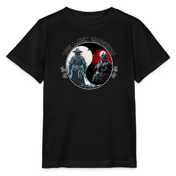 ying yang samurai - T-shirt bio MINI CREATOR Stanley/Stella Enfant - noir - Devant - Mikhail (115cm)