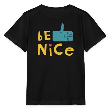 Soyez gentil - T-shirt bio MINI CREATOR Stanley/Stella Enfant - noir - Devant - Mikhail (115cm)