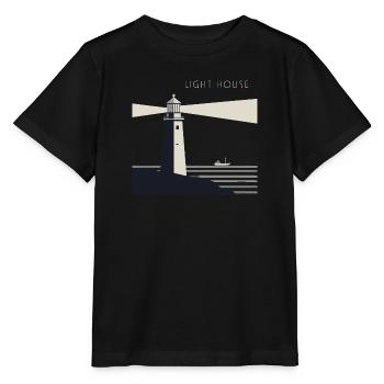 LIGHT HOUSE - Stanley/Stella MINI CREATOR Kids’ T-Shirt - black - Front - Mikhail (115cm)