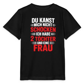 Du kannst mich nicht schocken - Nerven aus Stahl - Stanley/Stella Kinder T-Shirt MINI CREATOR  - Schwarz - Vorne - Mikhail (115cm)