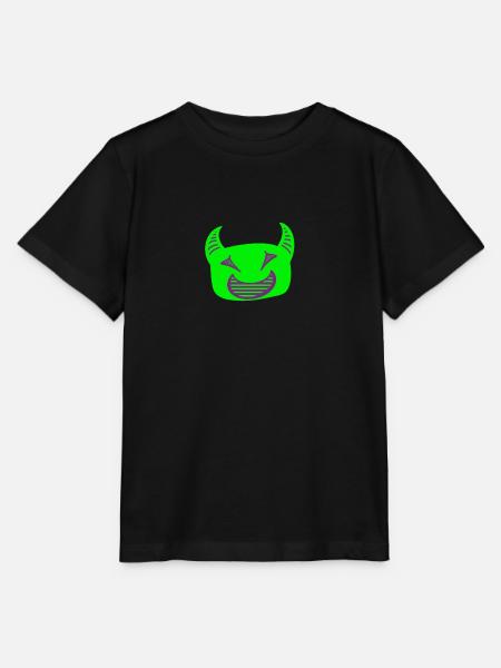 Green devil - Stanley/Stella Kinder T-Shirt MINI CREATOR  - Schwarz