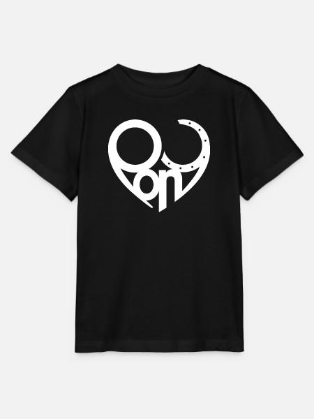 pony herz - Stanley/Stella Kinder T-Shirt MINI CREATOR  - Schwarz