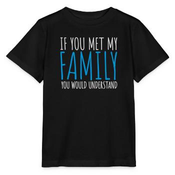 you would understand quote - Stanley/Stella MINI CREATOR Kids’ T-Shirt - black - Front - Mikhail (115cm)