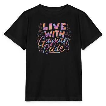 Gay Lesbian LGBTQ Pride Gaysian I Gift - Stanley/Stella MINI CREATOR Kids’ T-Shirt - black - Front - Mikhail (115cm)