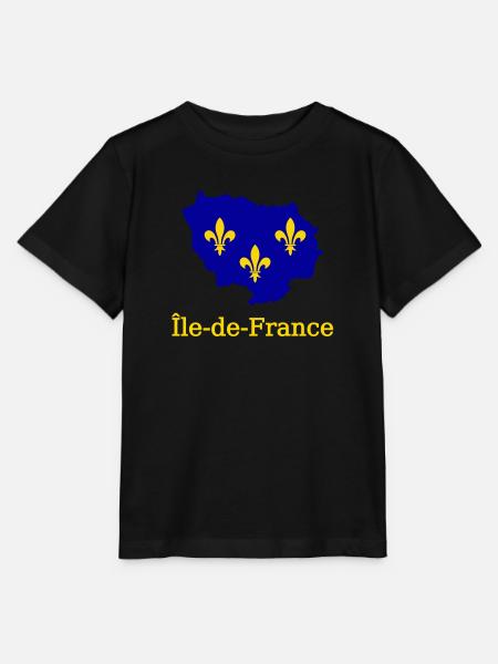 Île de France - Stanley/Stella Kinder T-Shirt MINI CREATOR  - Schwarz