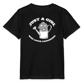 Jardinier amateur Mme Jardinier Verger - T-shirt bio MINI CREATOR Stanley/Stella Enfant - noir - Devant - Mikhail (115cm)