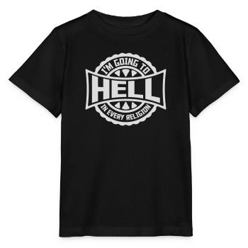 En allant en enfer - T-shirt bio MINI CREATOR Stanley/Stella Enfant - noir - Devant - Mikhail (115cm)
