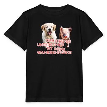 Der einzige Unterschied ist deine Wahrnehmung 2.0 - Stanley/Stella Kinder T-Shirt MINI CREATOR  - Schwarz - Vorne - Mikhail (115cm)