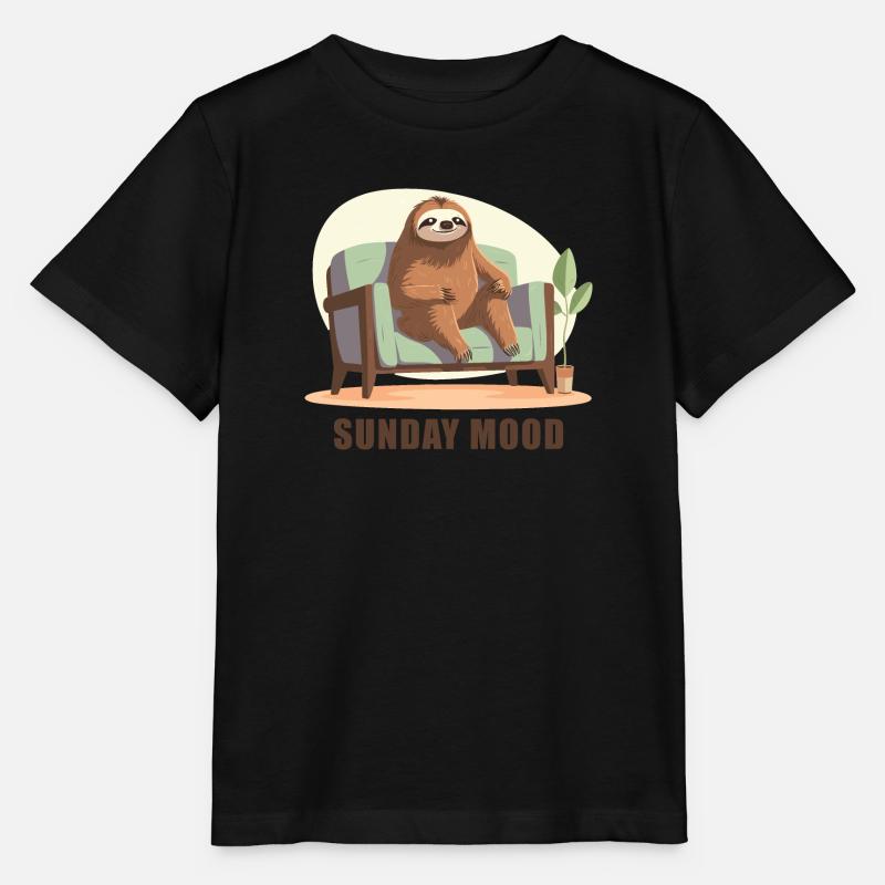 Ambiance du dimanche - T-shirt bio MINI CREATOR Stanley/Stella Enfant - noir