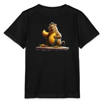 Rongeur - T-shirt bio MINI CREATOR Stanley/Stella Enfant - noir - Devant - Mikhail (115cm)
