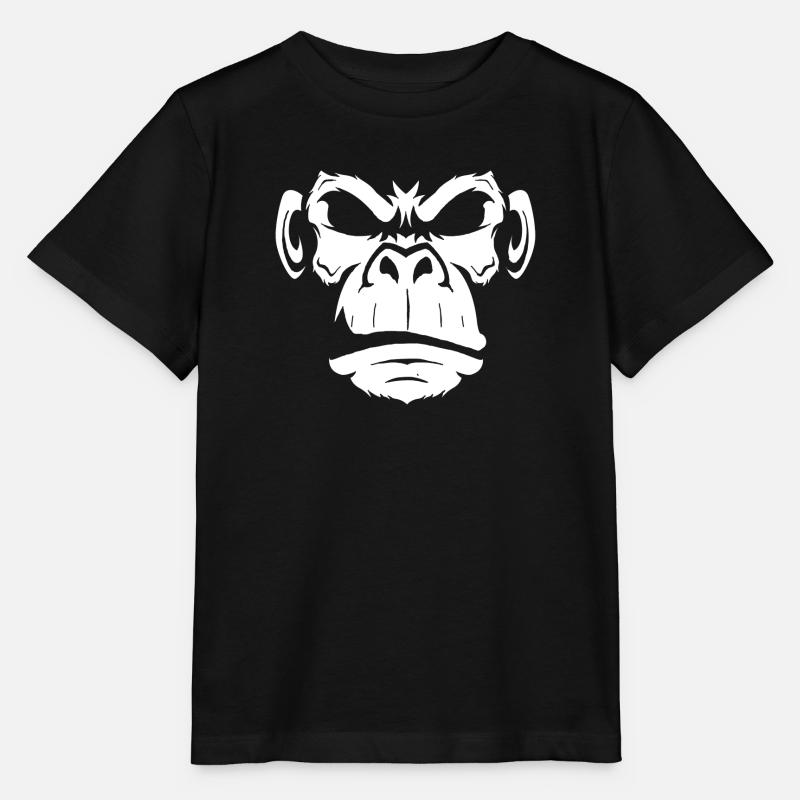 Singe - T-shirt bio MINI CREATOR Stanley/Stella Enfant - noir