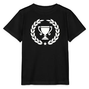 Cup laurel wreath - Stanley/Stella MINI CREATOR Kids’ T-Shirt - black - Front - Mikhail (115cm)