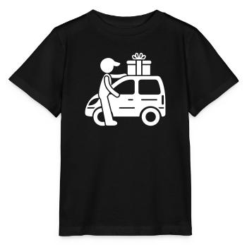 Package Service Delivery - Stanley/Stella MINI CREATOR Kids’ T-Shirt - black - Front - Mikhail (115cm)