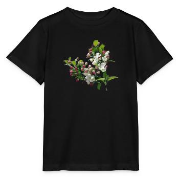 Frühling Apfelblüte - Stanley/Stella Kinder T-Shirt MINI CREATOR  - Schwarz - Vorne - Mikhail (115cm)