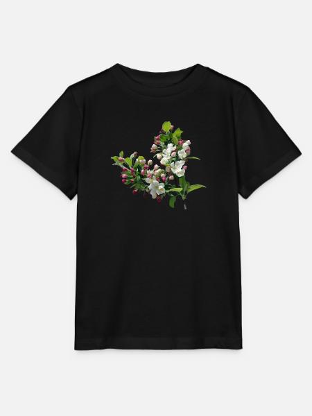 Frühling Apfelblüte - Stanley/Stella Kinder T-Shirt MINI CREATOR - Schwarz