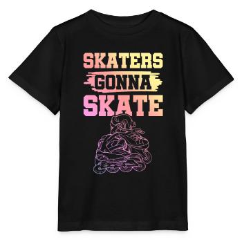 skate skaten - Stanley/Stella Kinder T-Shirt MINI CREATOR  - Schwarz - Vorne - Mikhail (115cm)