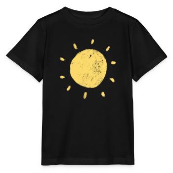 Sun - Stanley/Stella MINI CREATOR Kids’ T-Shirt - black - Front - Mikhail (115cm)