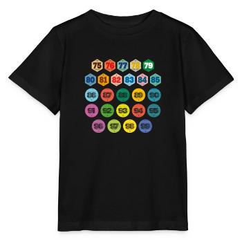 visuel vignettes fiscales - T-shirt bio MINI CREATOR Stanley/Stella Enfant - noir - Devant - Mikhail (115cm)