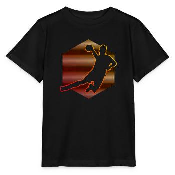 Handball players Handball Handball handball handball - Stanley/Stella MINI CREATOR Kids’ T-Shirt - black - Front - Mikhail (115cm)