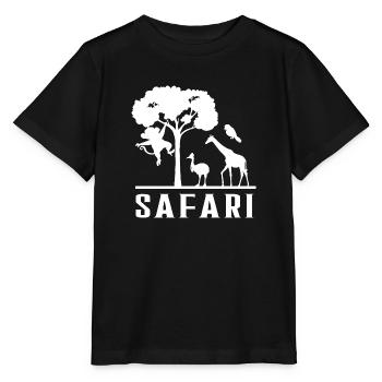 Safari Zoo Animal Safari Zoo - Stanley/Stella Kinder T-Shirt MINI CREATOR  - Schwarz - Vorne - Mikhail (115cm)