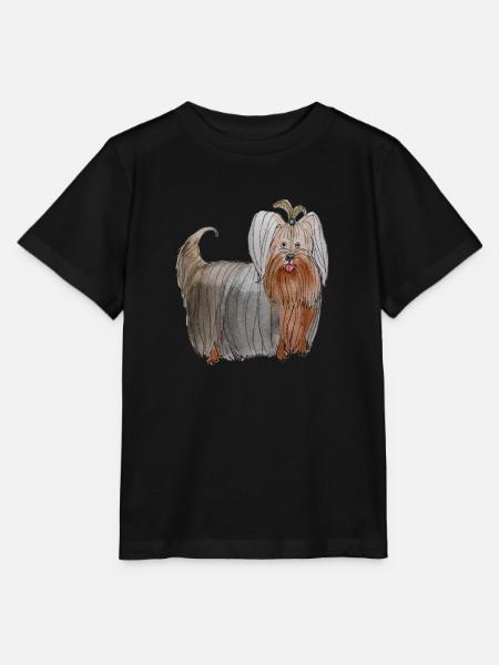 Yorkshire Terrier - Stanley/Stella Kinder T-Shirt MINI CREATOR - Schwarz