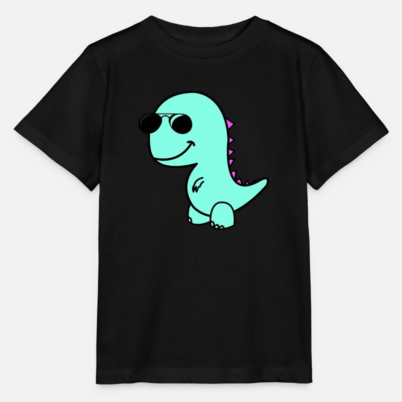 cool dino - Stanley/Stella Kinder T-Shirt MINI CREATOR  - Schwarz